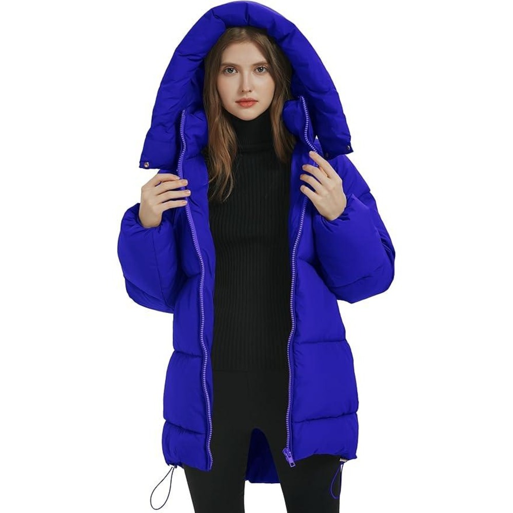 Women's Winter Coat Hooded‎ Puffer Full Zip with Pockets NWOT, Size Medium